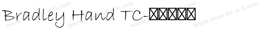 Bradley Hand TC字体转换
